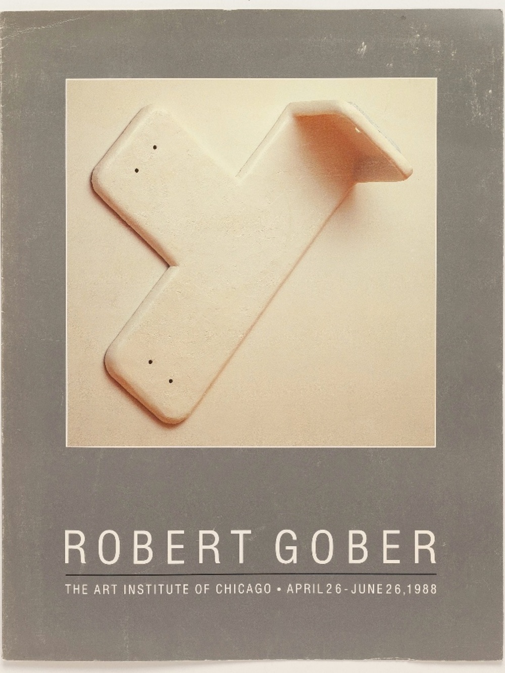 Robert Gober Exhibition Card - Art Institute of Chicago, 1988 - Neal Benezra
